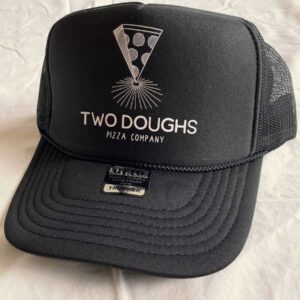 Black Trucker With Two Doughs Logo